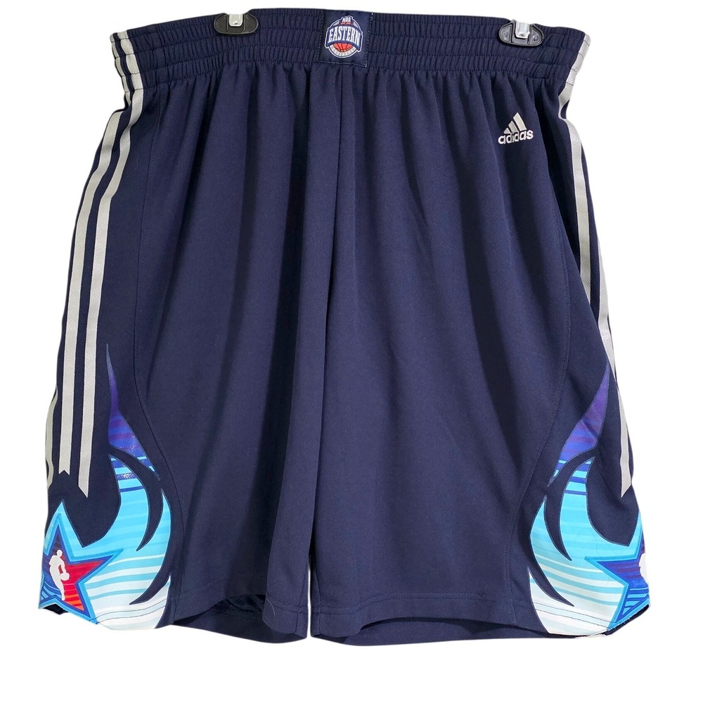 Adidas NBA All Star 2009 Shorts Mens XL Navy Phoenix Eastern Conference